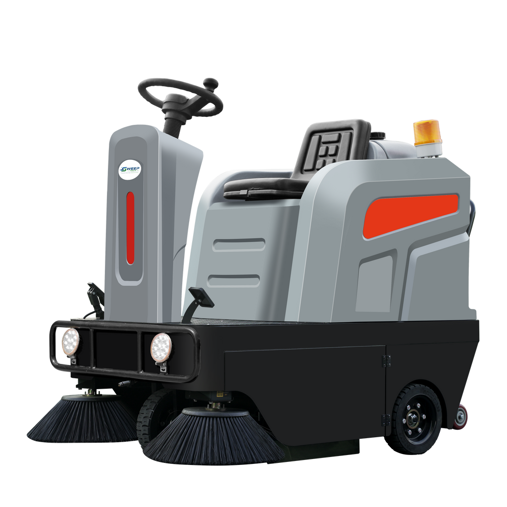 SweepTech Model S1250 Ride-On Floor Sweeper