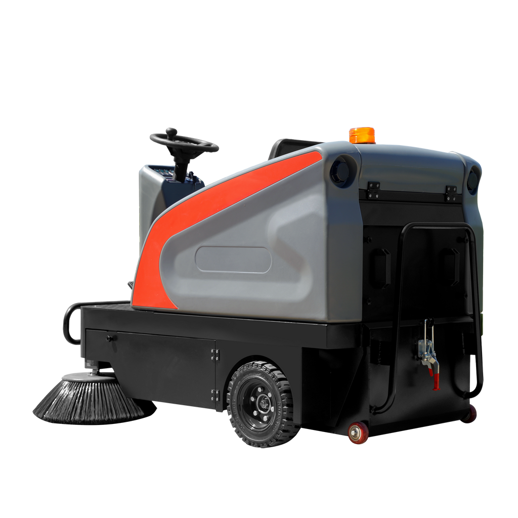 SweepTech Model S1380 Ride-On Floor Sweeper