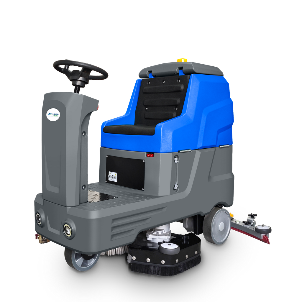 SweepTech Model C1030 Ride-on Floor Scrubber
