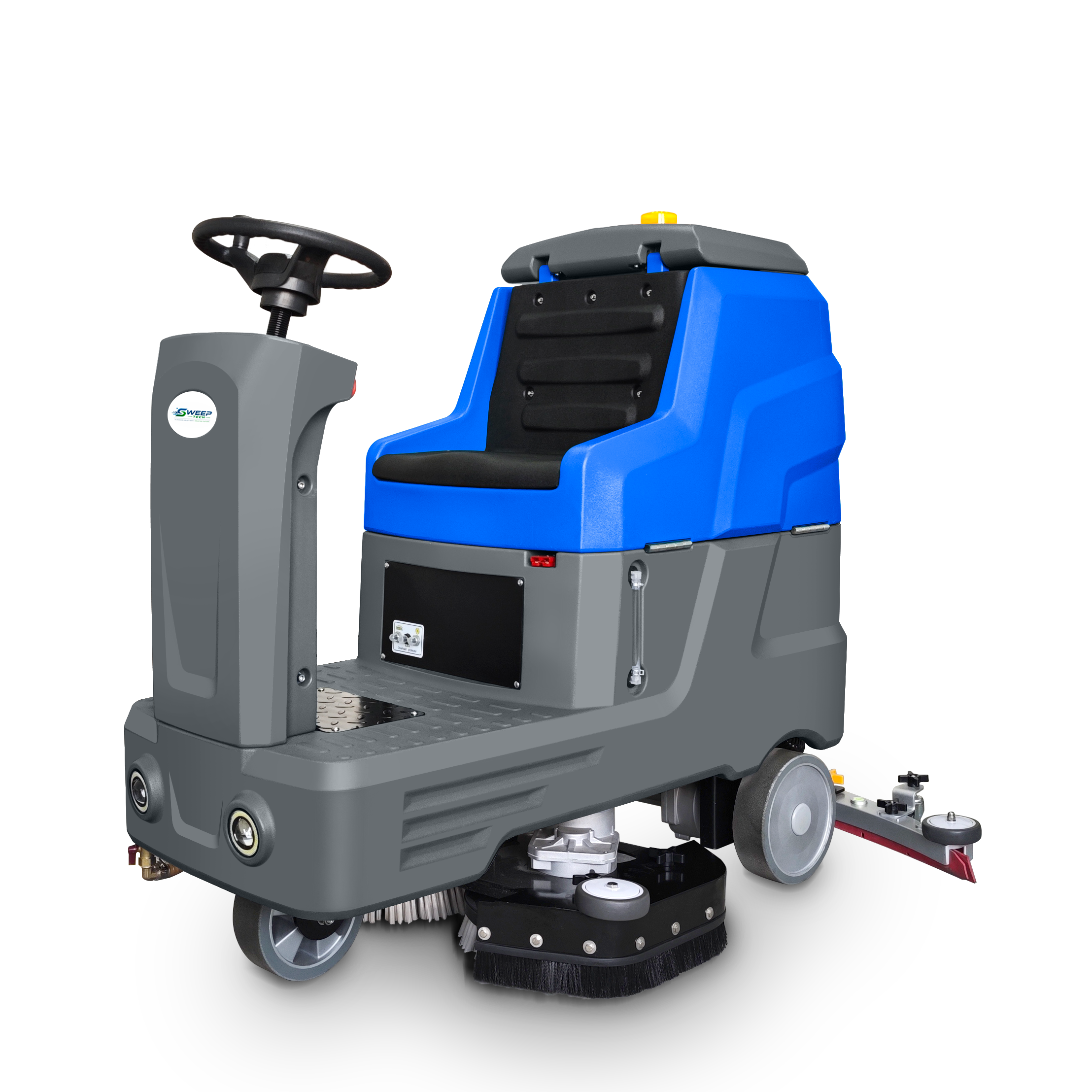 SweepTech Model C1030 Ride-on Floor Scrubber