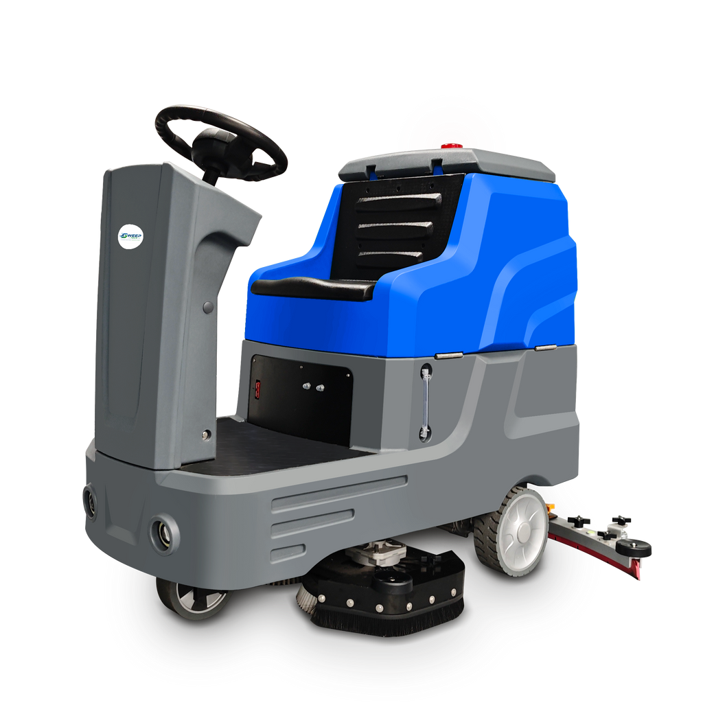 SweepTech Model C1150 Ride-on Floor Scrubber