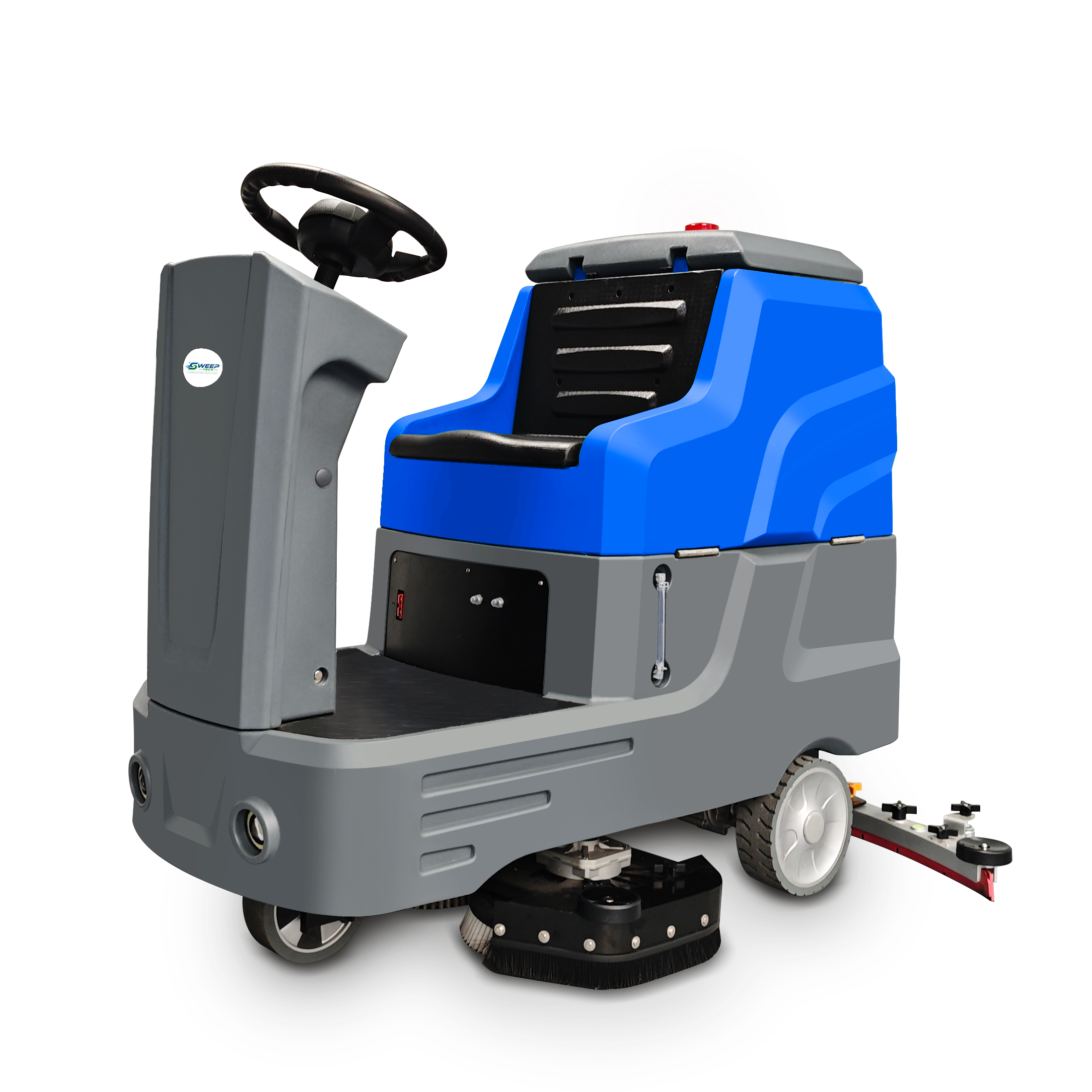 SweepTech Model C1150 Ride-on Floor Scrubber